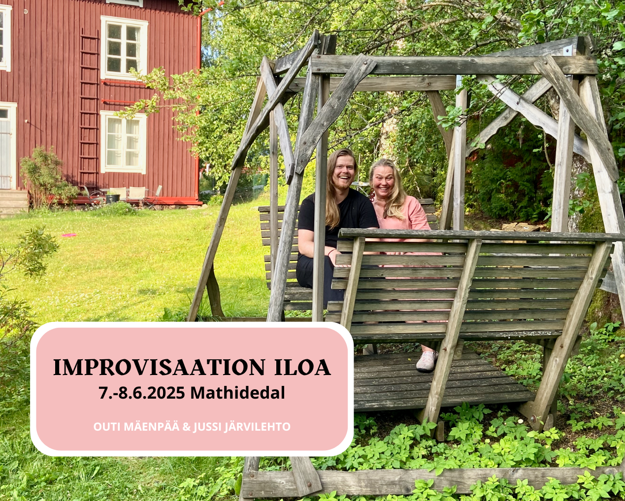 Improvisaation iloa kurssi Outi Mäenpään kanssa